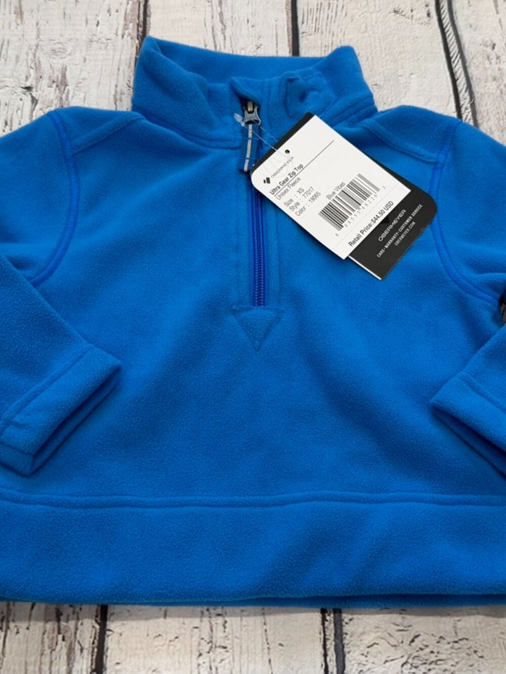 Obermeyer boy fleece top size XS (1-2 years old) NWT's